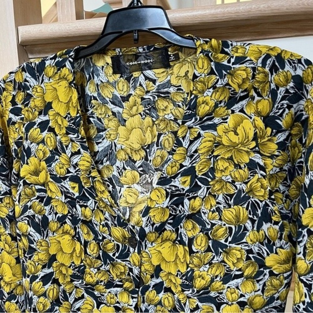 Code X Mode Floral Button Down Blouse M Nwot - image 3